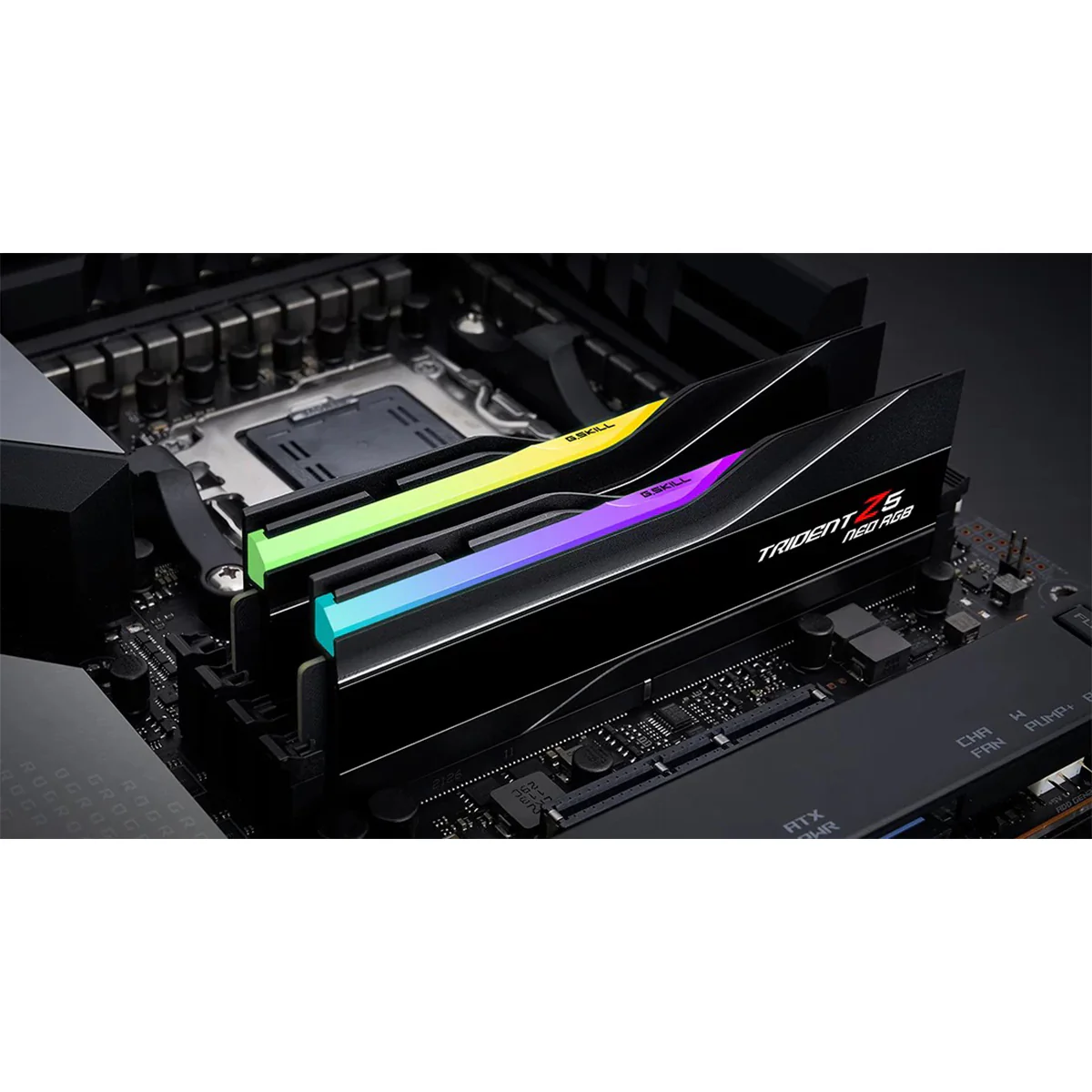 G.Skill Trident Z5 Neo RGB 32GB (2x16GB) DDR5 6000 MT/s CL28-36-36-96 1.40V AMD EXPO Desktop Memory (Matte Black) (F5-6000J2836G16GX2-TZ5NR) - Image 7