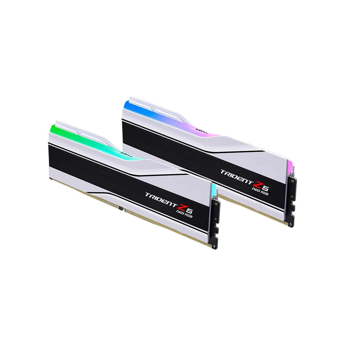 G.Skill Trident Z5 Neo RGB 32GB (2x16GB) DDR5 6000 MT/s CL28-36-36-96 1.40V AMD EXPO Desktop Memory (Matte White) (F5-6000J2836G16GX2-TZ5NRW) - Image 3