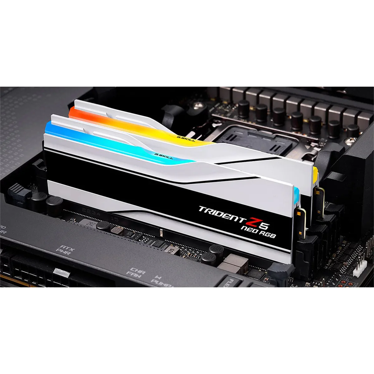 G.Skill Trident Z5 Neo RGB 32GB (2x16GB) DDR5 6000 MT/s CL28-36-36-96 1.40V AMD EXPO Desktop Memory (Matte White) (F5-6000J2836G16GX2-TZ5NRW) - Image 9