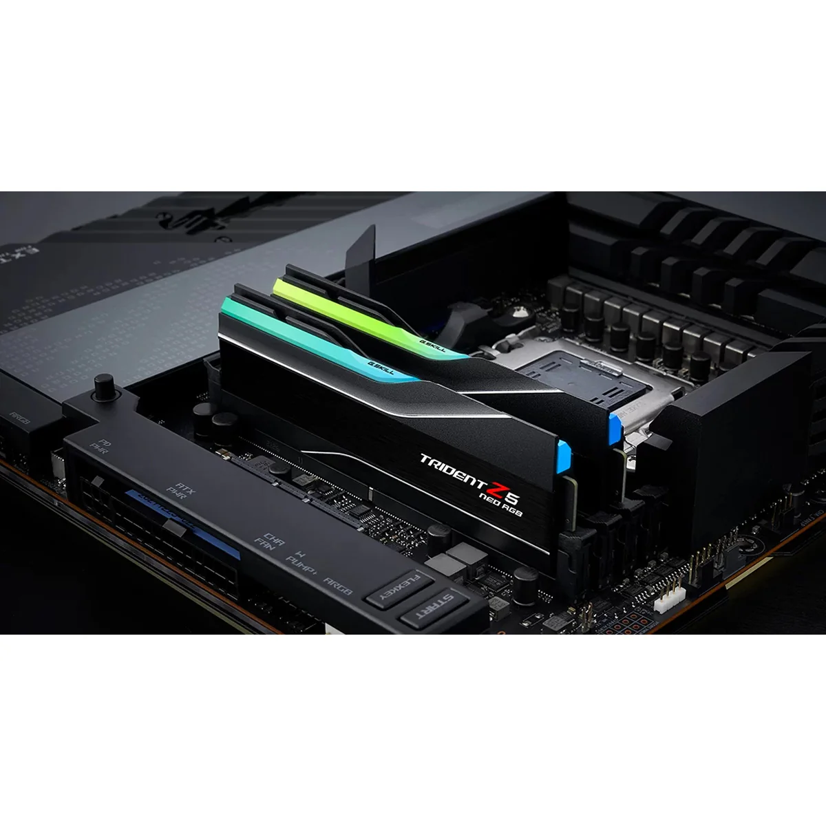 G.Skill Trident Z5 Neo RGB 32GB (2x16GB) DDR5 6000 MT/s CL30-38-38-96 1.35V AMD EXPO Desktop Memory (Matte Black) (F5-6000J3038F16GX2-TZ5NR) - Image 6