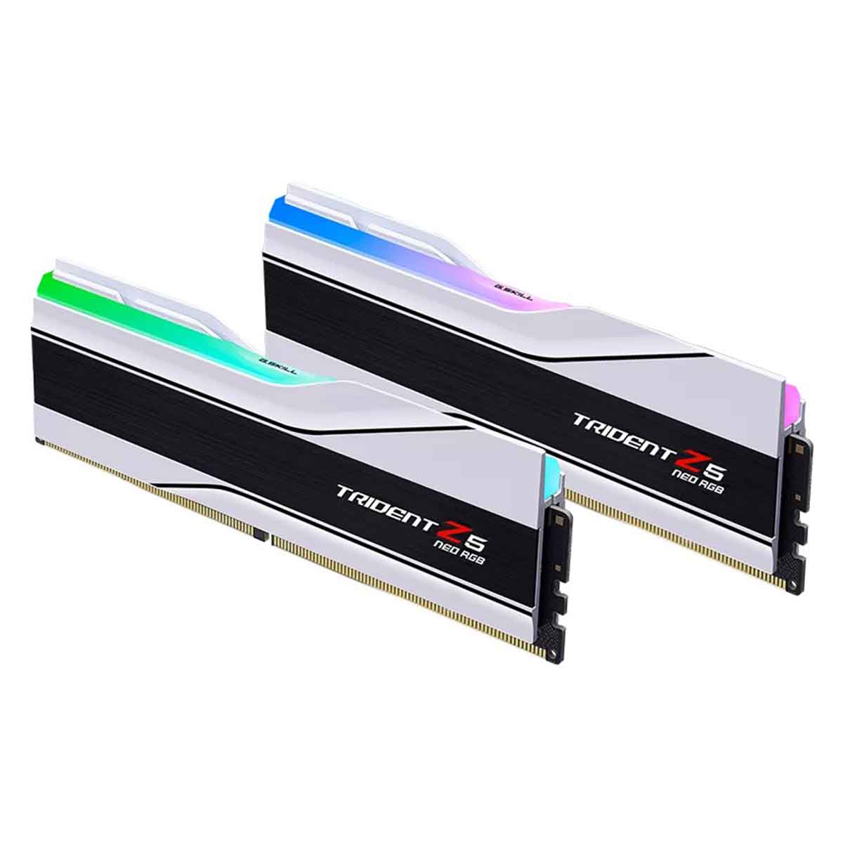 G. Skill Trident Z5 Neo RGB 32GB (2x16GB) DDR5 6000MHz CL30-36-36-96 1.35V AMD EXPO Memory Kit (White) (F5-6000J3036F16GX2-TZ5NRW)
