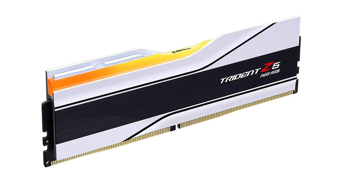 G. Skill Trident Z5 Neo RGB 32GB (2x16GB) DDR5 6000MHz CL30-36-36-96 1.35V AMD EXPO Memory Kit (White) (F5-6000J3036F16GX2-TZ5NRW) - Image 3