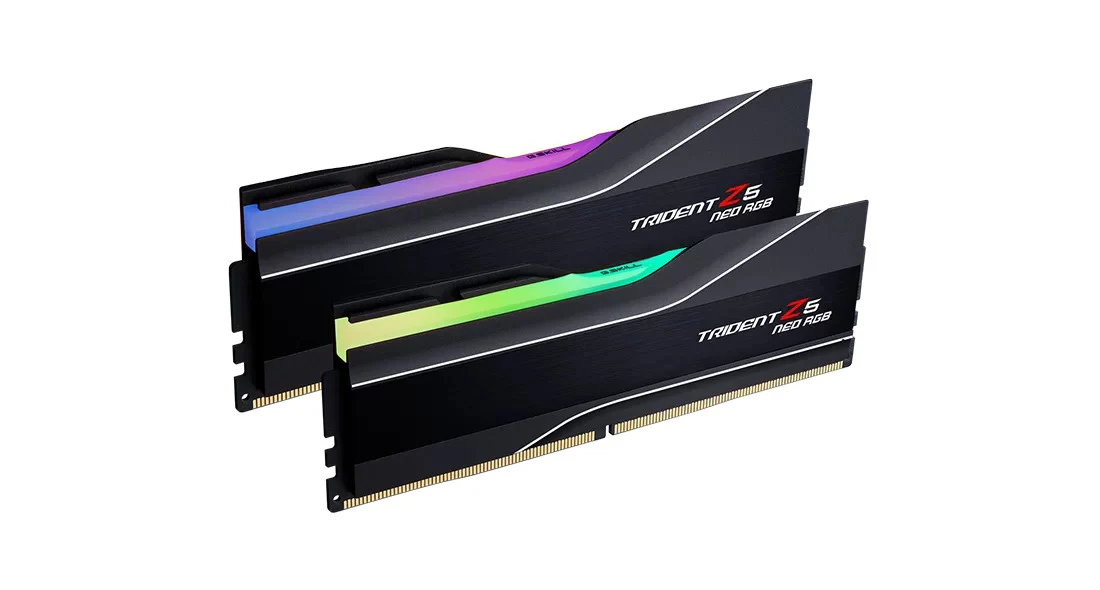 G. Skill Trident Z5 Neo RGB 32GB (2x16GB) DDR5 6000MHz CL32-38-38-96 1.35V AMD EXPO Memory Kit (Black) (F5-6000J3238F16GX2-TZ5NR) - Image 3