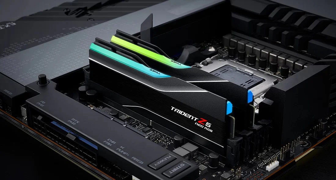 G. Skill Trident Z5 Neo RGB 32GB (2x16GB) DDR5 6000MHz CL32-38-38-96 1.35V AMD EXPO Memory Kit (Black) (F5-6000J3238F16GX2-TZ5NR) - Image 7