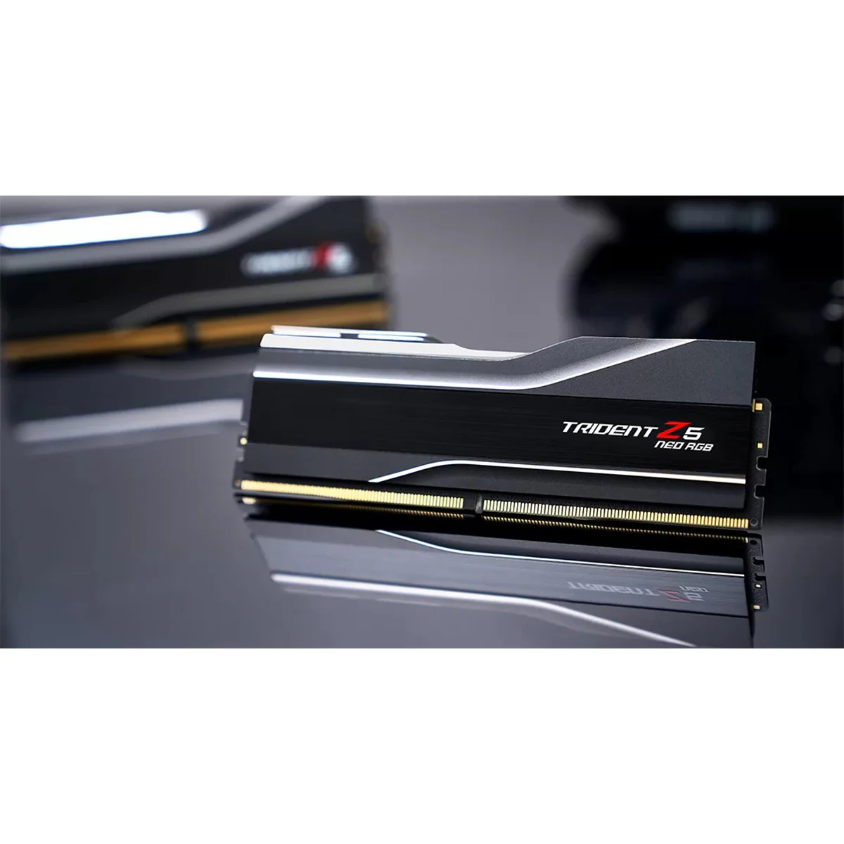 G.Skill Trident Z5 Neo RGB 48GB (2X24GB) DDR5-6000 CL40-48-48-96 1.35V AMD EXPO Desktop Memory (Black) (F5-6000J4048F24GX2-TZ5NR) - Image 4