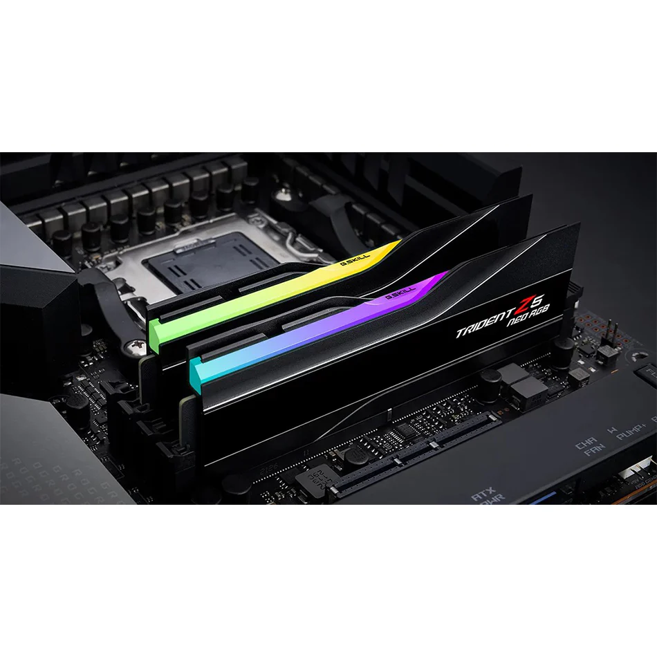 G.Skill Trident Z5 Neo RGB 48GB (2x24GB) DDR5 8000MT/s CL40-48-48-128 1.40V Amd Expo Desktop Memory (F5-8000J4048G24GX2-TZ5NR) - Image 4