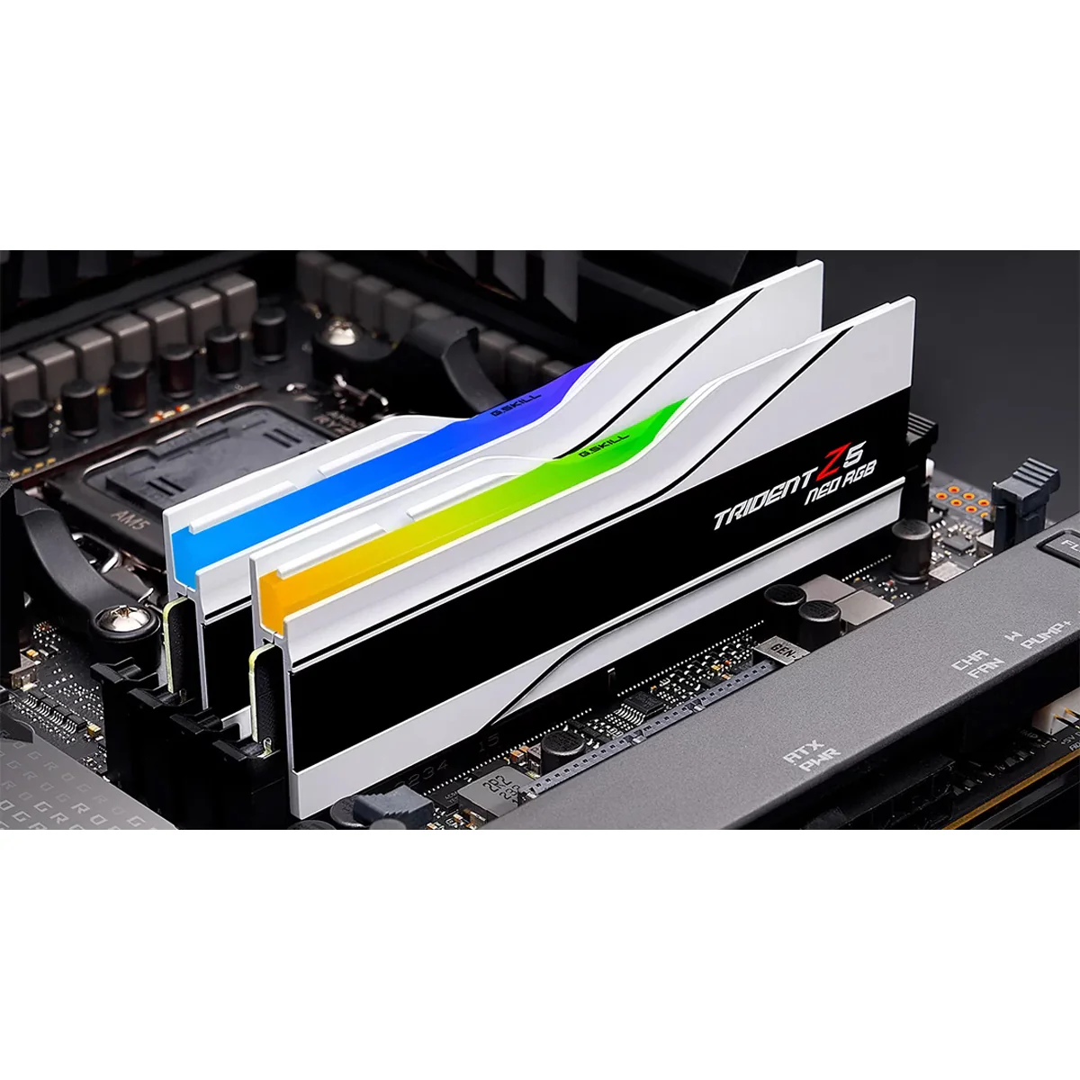 G.Skill Trident Z5 Neo RGB 48GB (2x24GB)DDR5 6400 MT/s CL32-39-39-102 1.35V AMD EXPO Desktop Memory (Matte White) (F5-6400J3239F24GX2-TZ5NRW) - Image 5