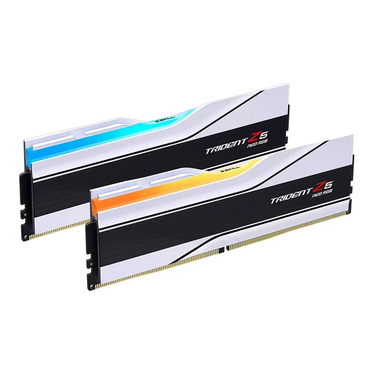 G.Skill Trident Z5 Neo RGB DDR5 32GB (2x16GB) 8000 MT/s CL38-48-48-128 1.45V AMD EXPO Desktop Memory (Matte White) (F5-8000J3848H16GX2-TZ5NRW)
