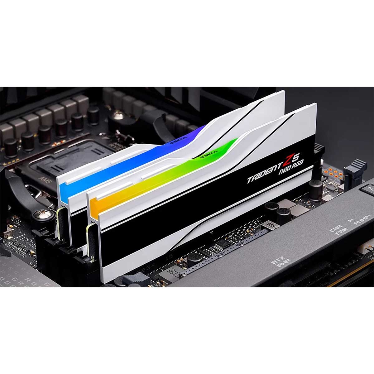 G.Skill Trident Z5 Neo RGB DDR5 48GB (2x24GB) 6000 MT/s CL28-36-36-96 1.35V AMD EXPO Desktop Memory (Matte White) (F5-6000J2836F24GX2-TZ5NRW) - Image 6