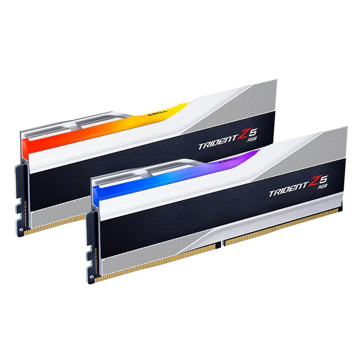 G.Skill Trident Z5 RGB 32GB (2x16GB) DDR5 5600 MT/s CL36-36-36-89 1.20V Intel XMP Desktop Memory (Metallic Silver) (F5-5600J3636C16GX2-TZ5RS) - Image 3