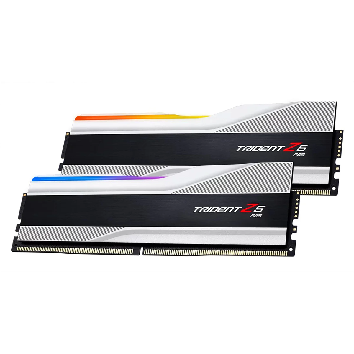 G.Skill Trident Z5 RGB 32GB (2x16GB) DDR5 5600 MT/s CL36-36-36-89 1.20V Intel XMP Desktop Memory (Metallic Silver) (F5-5600J3636C16GX2-TZ5RS) - Image 4