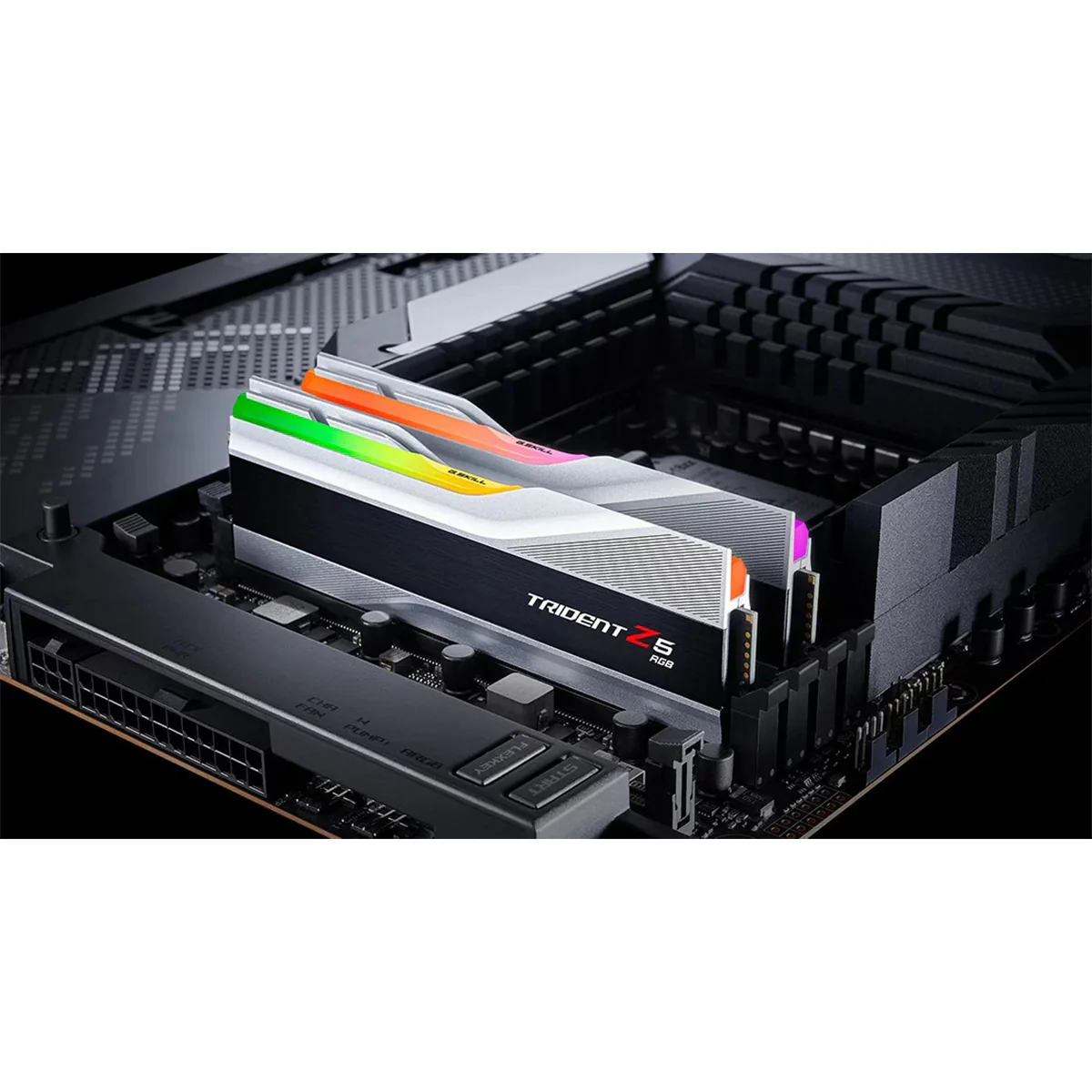 G.Skill Trident Z5 RGB 32GB (2x16GB) DDR5 5600 MT/s CL36-36-36-89 1.20V Intel XMP Desktop Memory (Metallic Silver) (F5-5600J3636C16GX2-TZ5RS) - Image 6