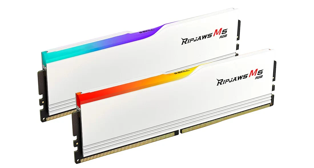 G.Skill Ripjaws M5 RGB 32GB (2x16GB) DDR5 6400MT/s CL36-48-48-102 1.35V Intel XMP Desktop Memory (Matte Black, Matte White) - Image 9