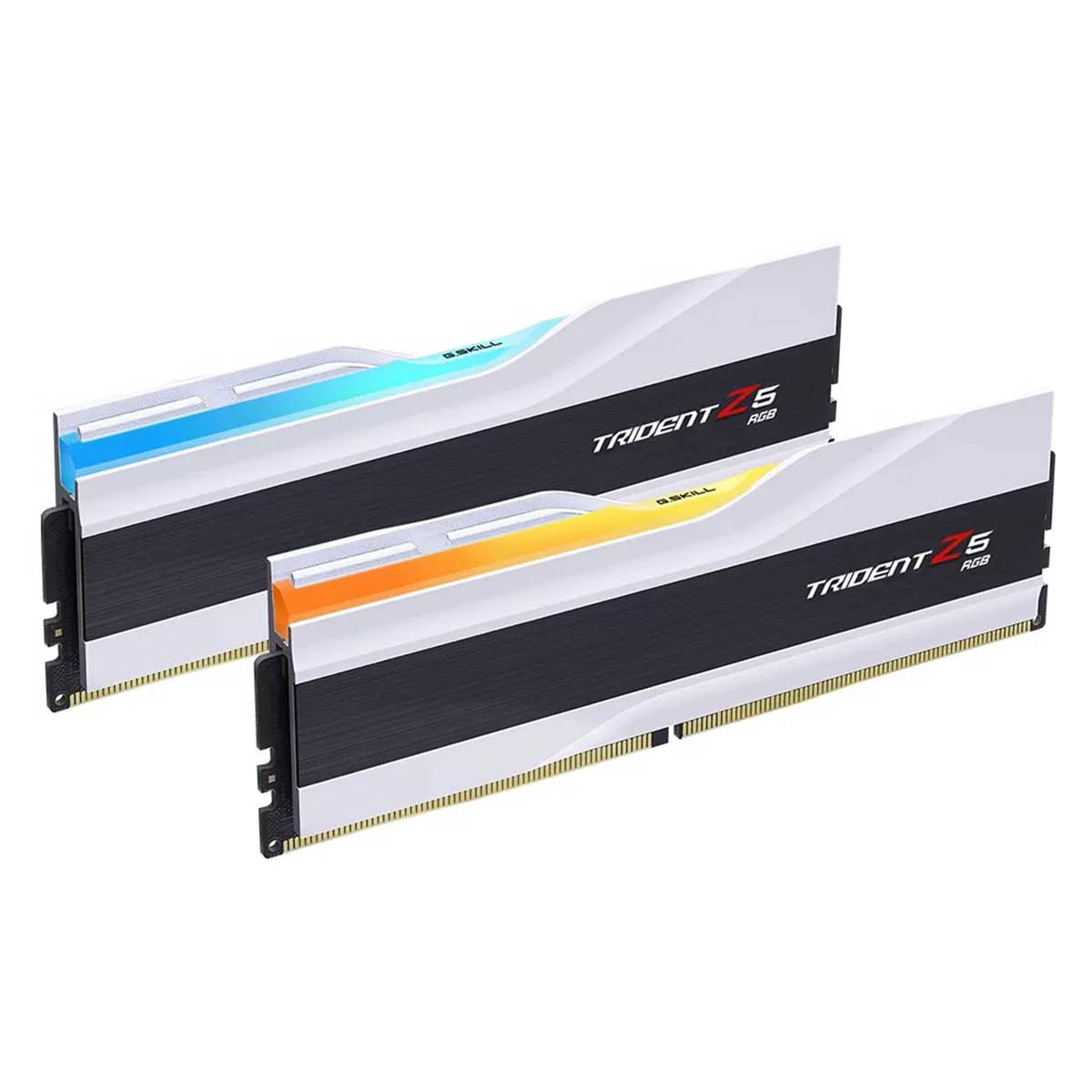 G.Skill Trident Z5 RGB 32GB (2X16GB) DDR5 Intel XMP 6400MHZ CL32-39-39-102 1.40V Desktop Memory (Matte White) (F5-6400J3239G16GX2-TZ5RW) - Image 2