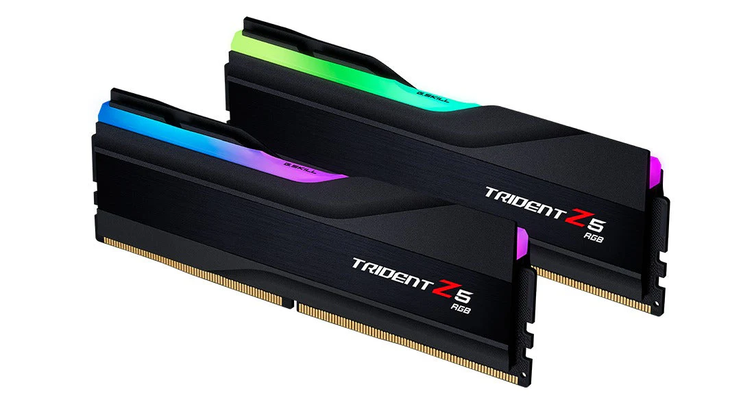 G.Skill Trident Z5 RGB 64GB (2X32GB) DDR5 Intel XMP 6000MHZ CL36-36-36-96 1.35V Desktop Memory (Matte Black) (F5-6000J3636F32GX2-TZ5RK) - Image 2