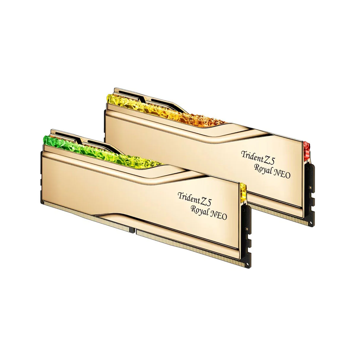 G.Skill Trident Z5 Royal Neo 32GB (2x16GB) DDR5 6000 MT/s CL28-36-36-96 1.40V AMD EXPO Desktop Memory (Gold) (F5-6000J2836G16GX2-TR5NG) - Image 3
