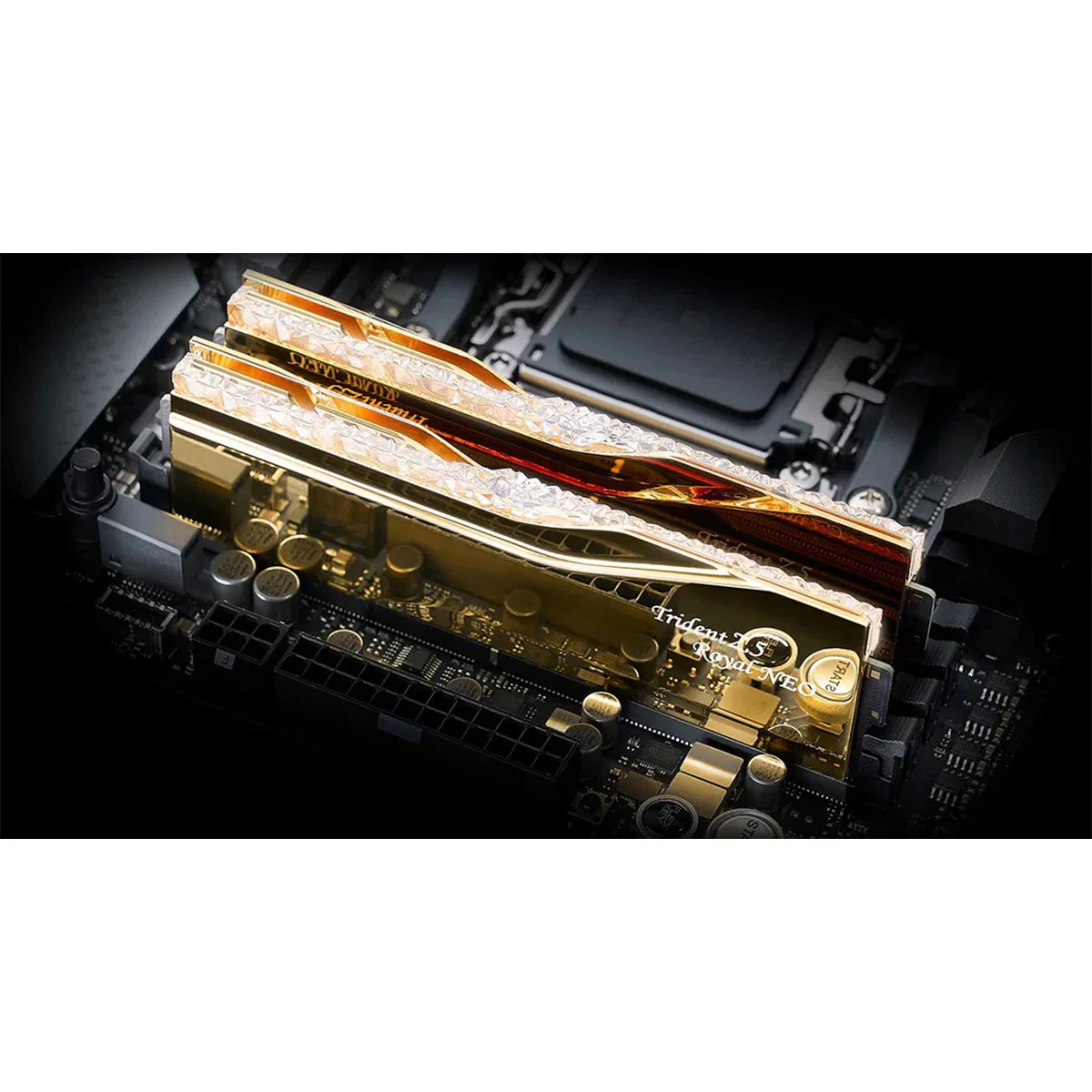 G.Skill Trident Z5 Royal Neo 32GB (2x16GB) DDR5 6000 MT/s CL28-36-36-96 1.40V AMD EXPO Desktop Memory (Gold) (F5-6000J2836G16GX2-TR5NG) - Image 7