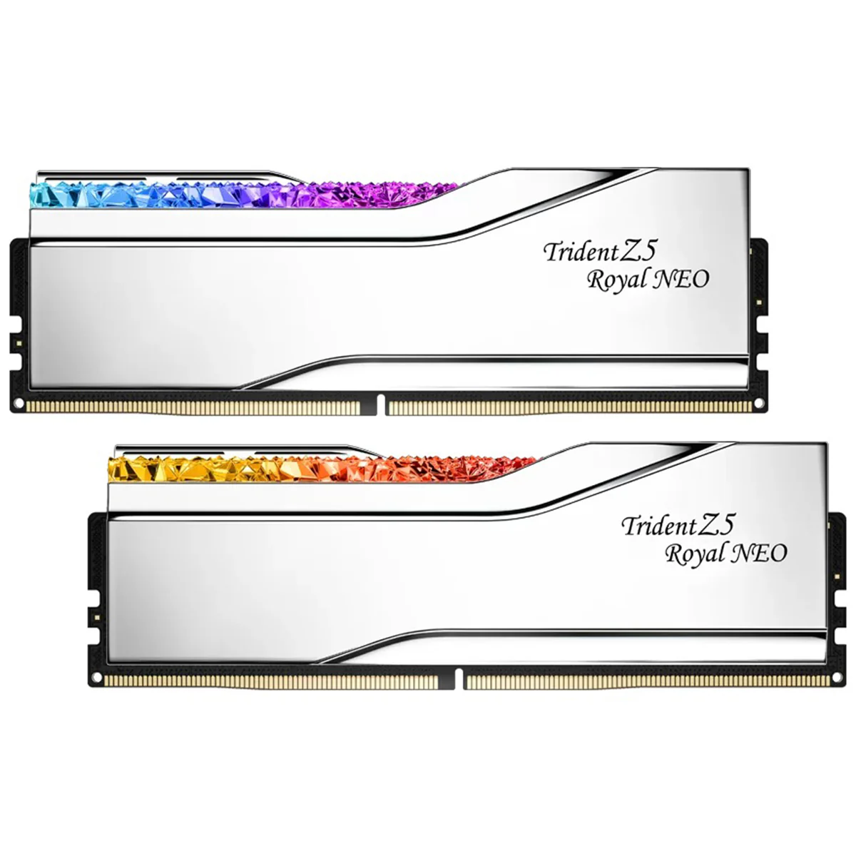 G.Skill Trident Z5 Royal Neo 96GB (2x48GB) DDR5 6000 MT/s CL30-36-36-96 1.35V AMD EXPO Desktop Memory (Silver) (F5-6000J3036F48GX2-TR5NS)