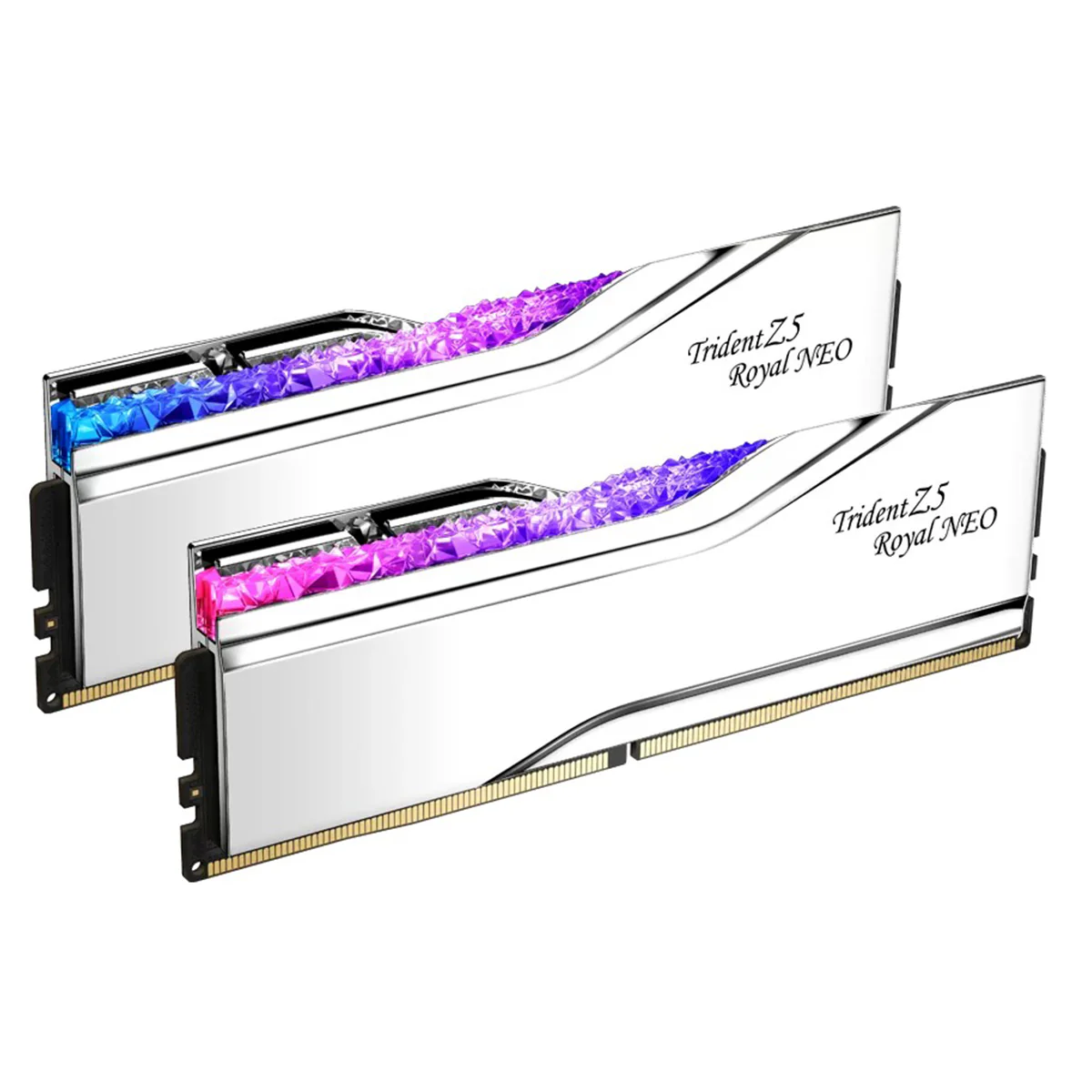 G.Skill Trident Z5 Royal Neo 96GB (2x48GB) DDR5 6000 MT/s CL30-36-36-96 1.35V AMD EXPO Desktop Memory (Silver) (F5-6000J3036F48GX2-TR5NS) - Image 5