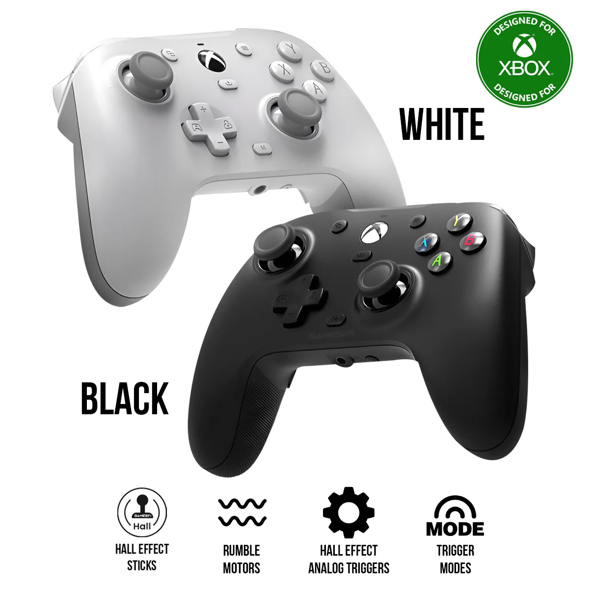 Gamesir G7 HE Wired Gaming Controller for Xbox (Black, White)