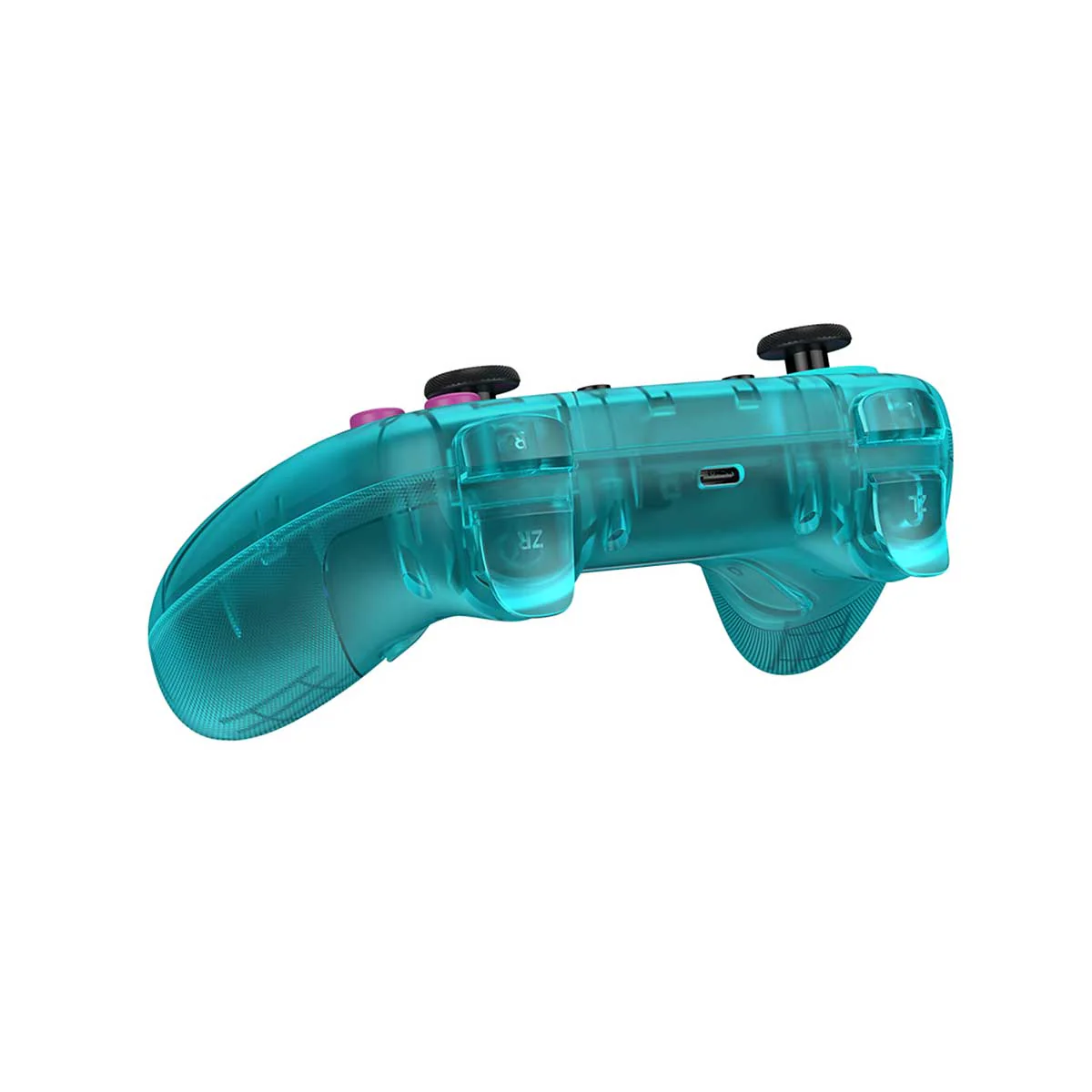 Gamesir T4 Nova HD Rumble Wireless Controller For N-Switch (Neon Teal, Retro White) - Image 4