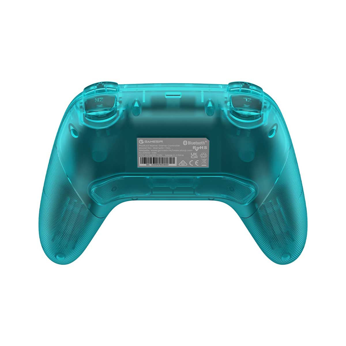 Gamesir T4 Nova HD Rumble Wireless Controller For N-Switch (Neon Teal, Retro White) - Image 5