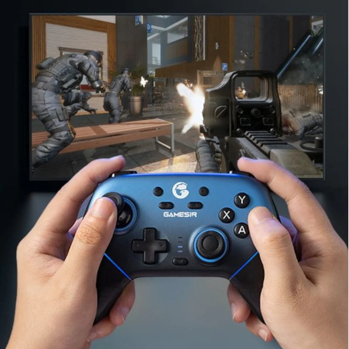 Gamesir T4n Pro Super Nova Multi-Platform Wireless Game Controller (Blue/Black, Pink/White) - Image 7