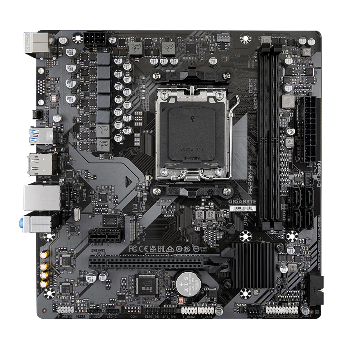 Gigabyte A620M H (Rev, 1.0) AMD DDR5 UD Motherboard - Image 2