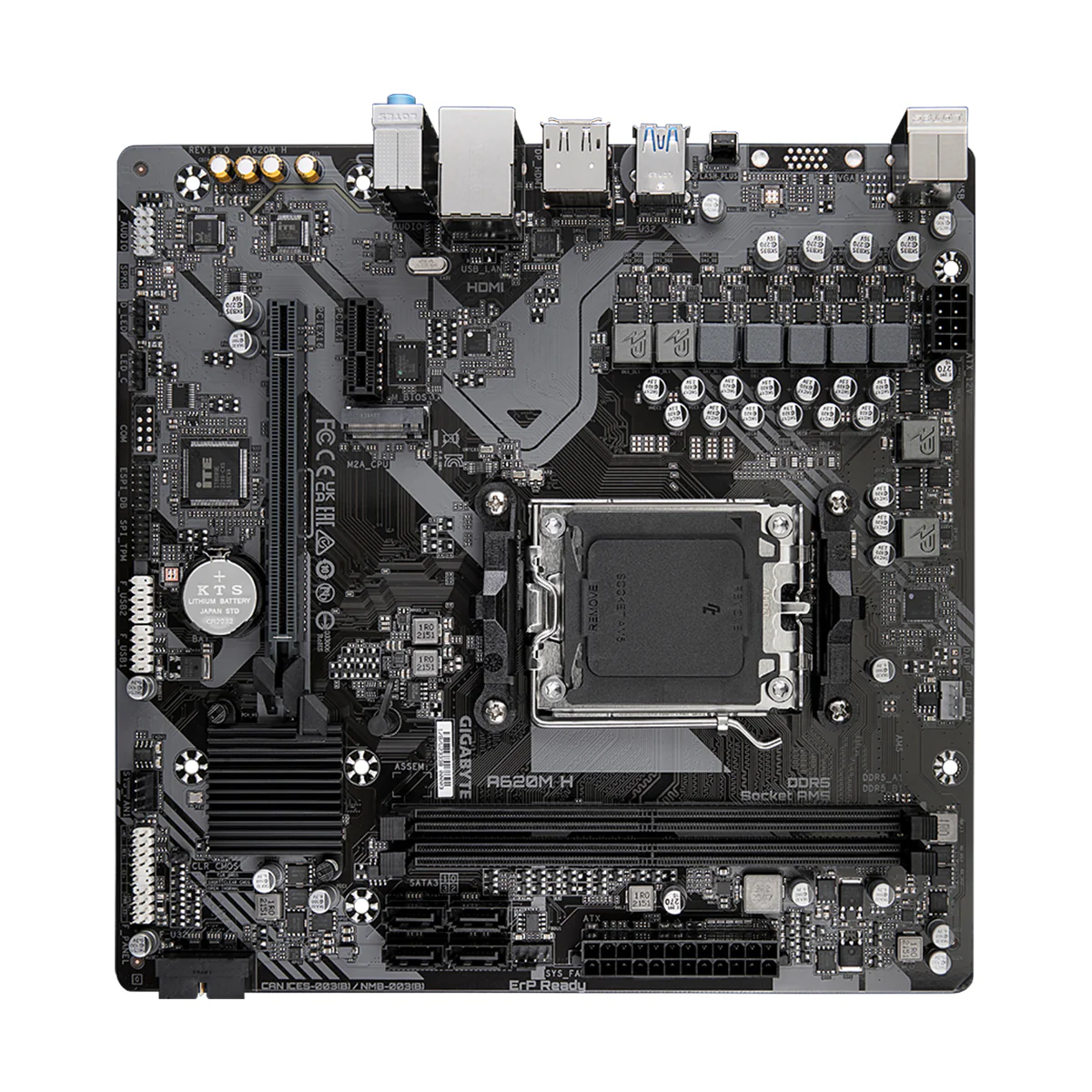 Gigabyte A620M H (Rev, 1.0) AMD DDR5 UD Motherboard - Image 4