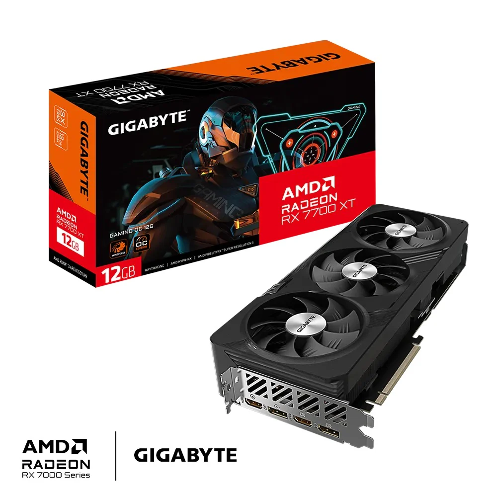 Gigabyte AMD Radeon RX 7700 XT Gaming OC 12GB GDDR6 Graphics Card - Image 9