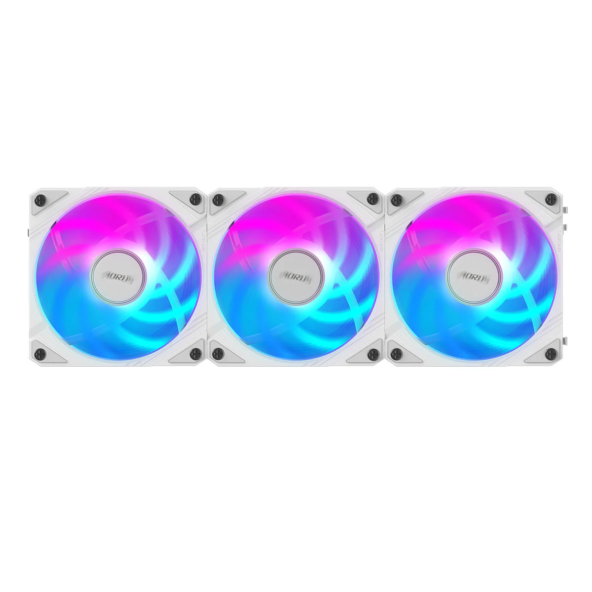 Gigabyte Aorus EZ Chain Fan 120 Ice CPU Cooler (3-Pack) (White) - Image 2