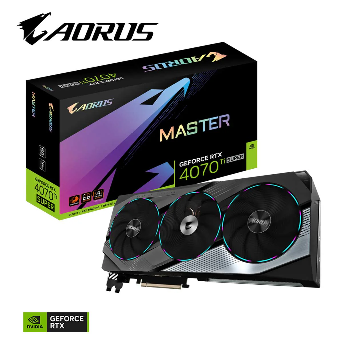 Gigabyte Aorus Geforce RTX 4070 Ti Super Master 16GB GDDR6X Graphics Card - Image 10