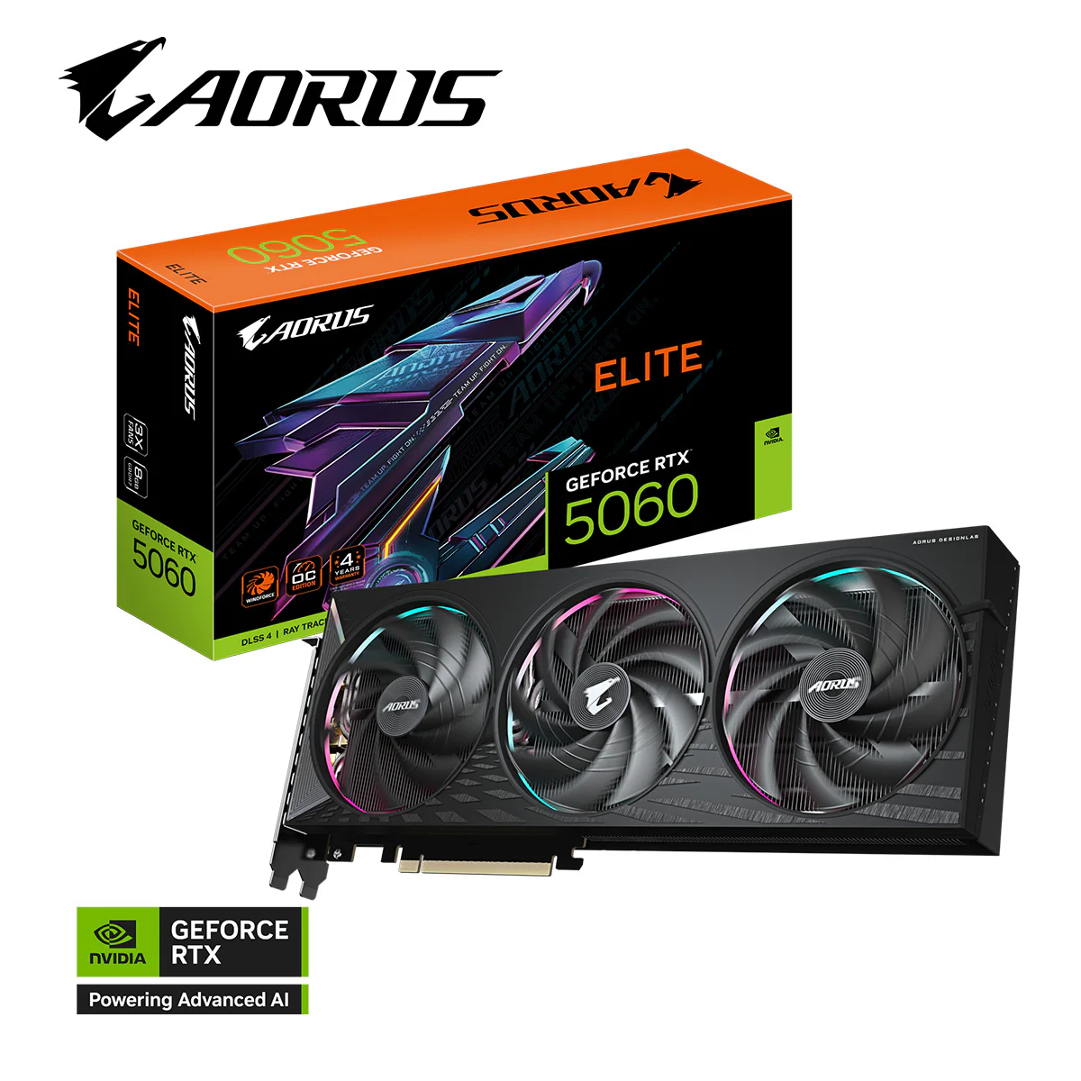 Gigabyte Aorus GeForce RTX 5060 Elite 8GB GDDR7 Graphics Card - Image 12