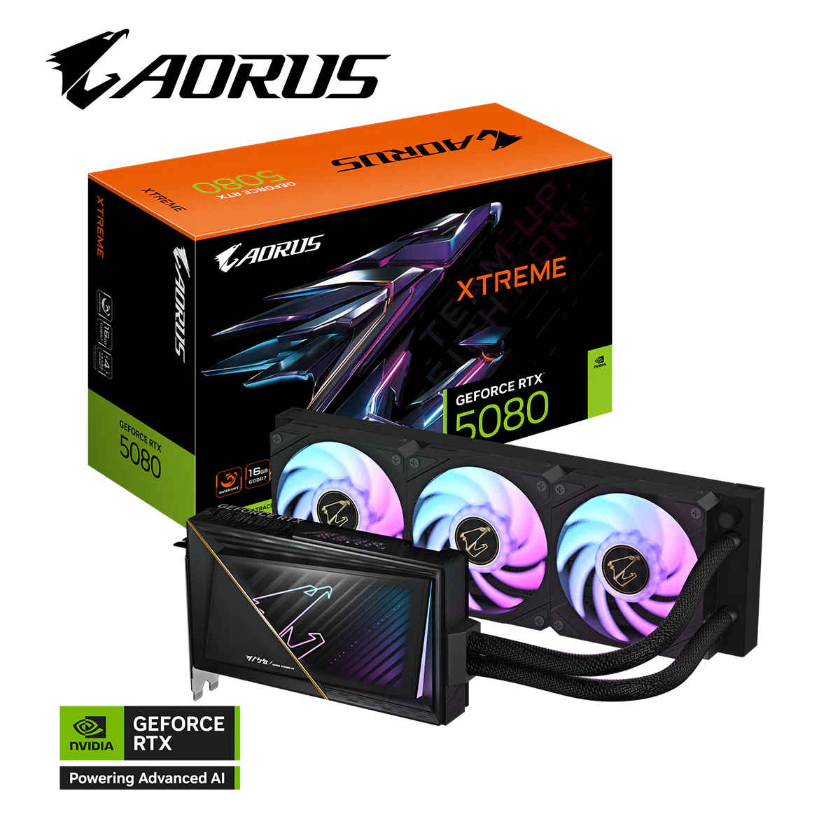 Gigabyte Aorus GeForce RTX 5080 Extreme Waterforce 16GB GDDR7 Graphics Card - Image 9