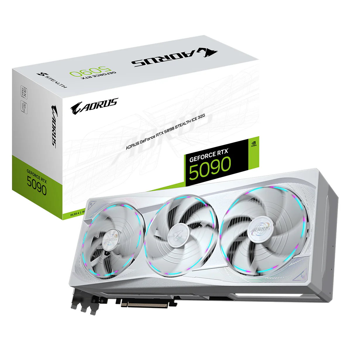 Gigabyte Aorus GeForce RTX 5090 Stealth Ice 32GB GDDR7 Graphics Card - Image 11