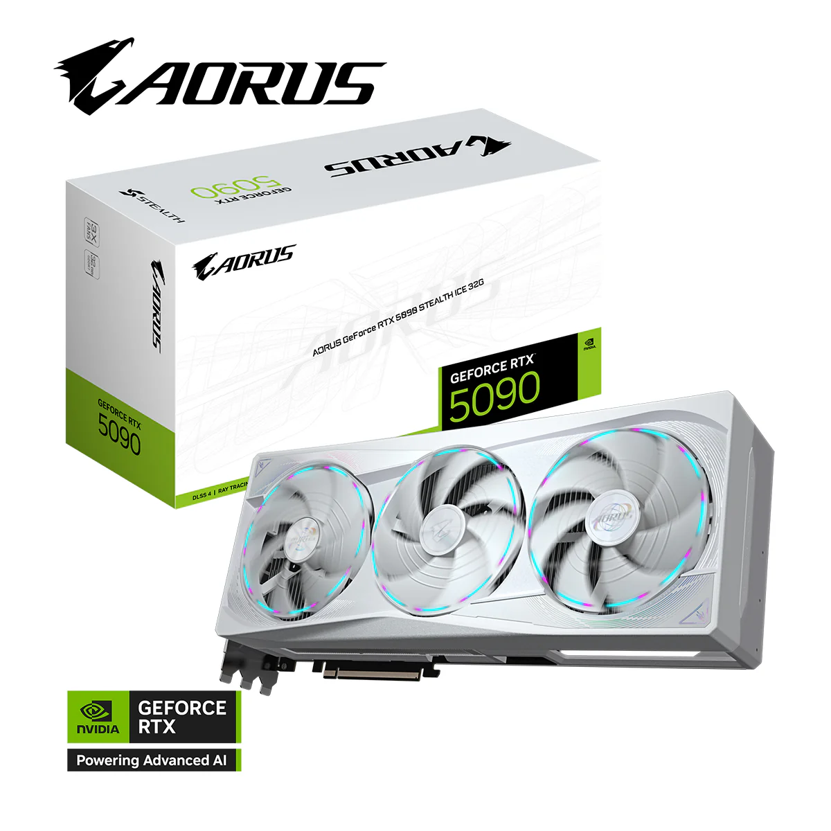Gigabyte Aorus GeForce RTX 5090 Stealth Ice 32GB GDDR7 Graphics Card - Image 12