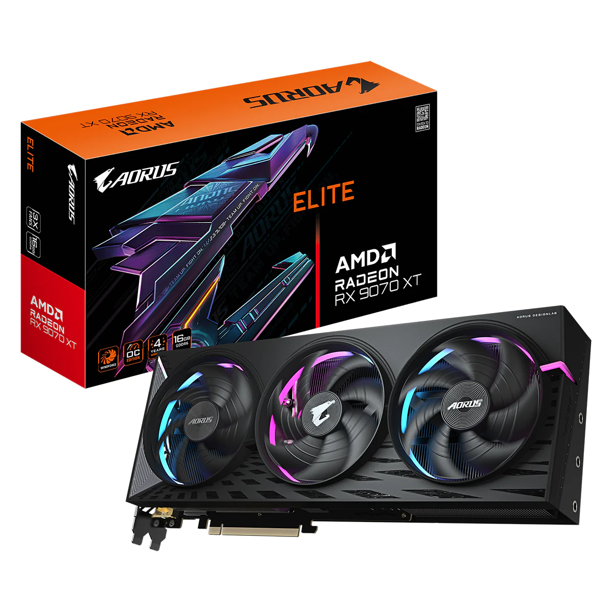 Gigabyte Aorus Radeon RX 9070 XT Elite 16GB GDDR6 Graphics Card - Image 10