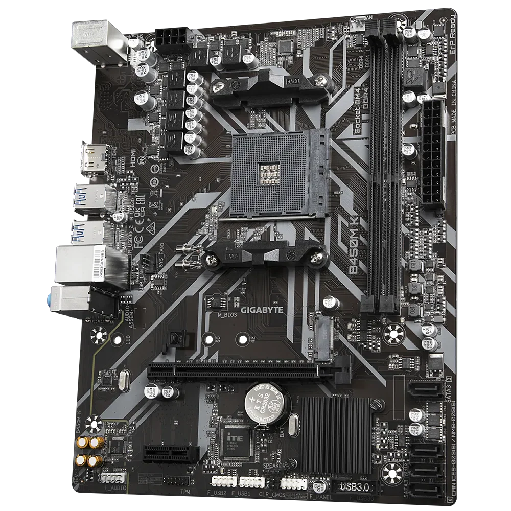 Gigabyte B450M K Ultra Durable Motherboard - Image 3