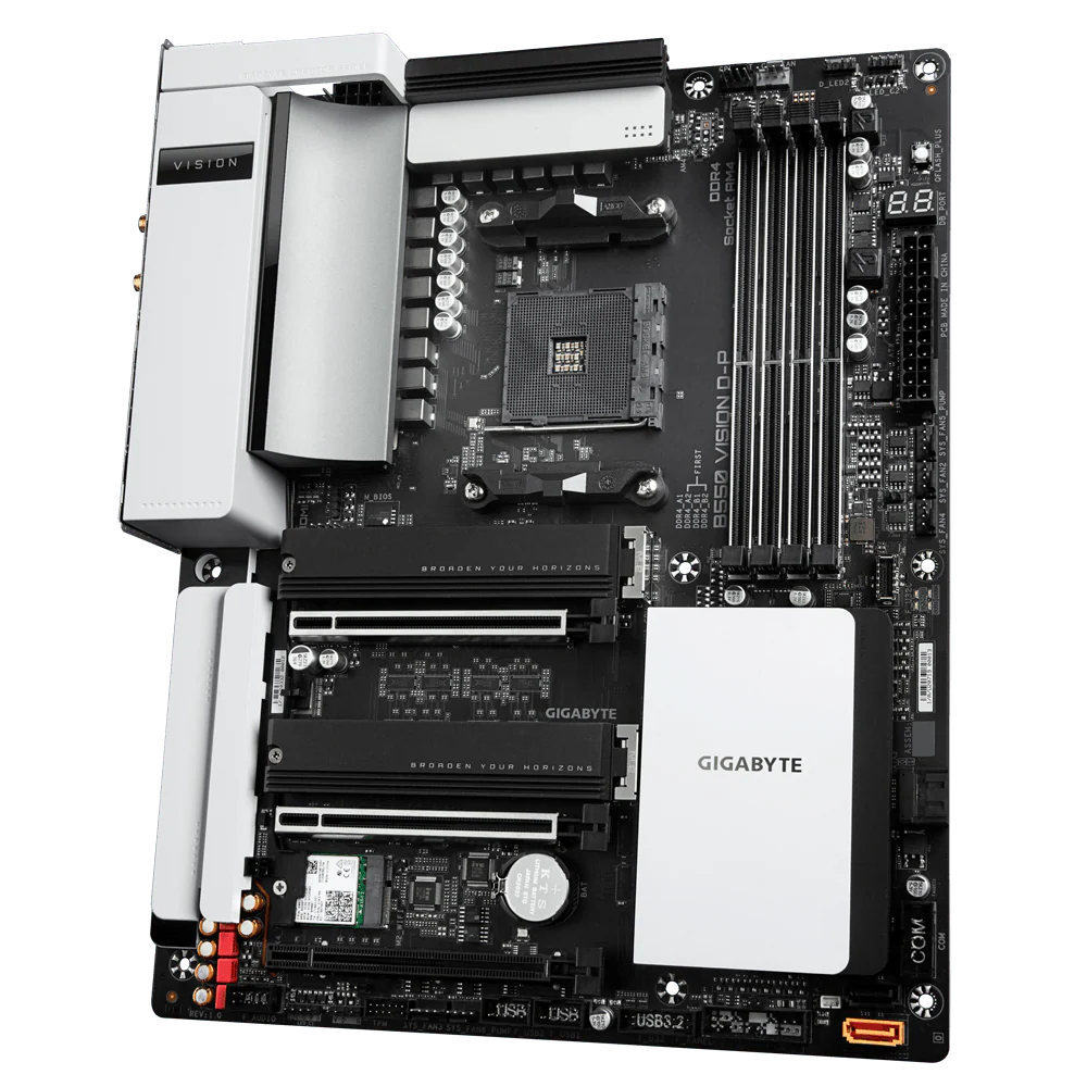 GIGABYTE B550 VISION D-P ATX Motherboard - Image 3