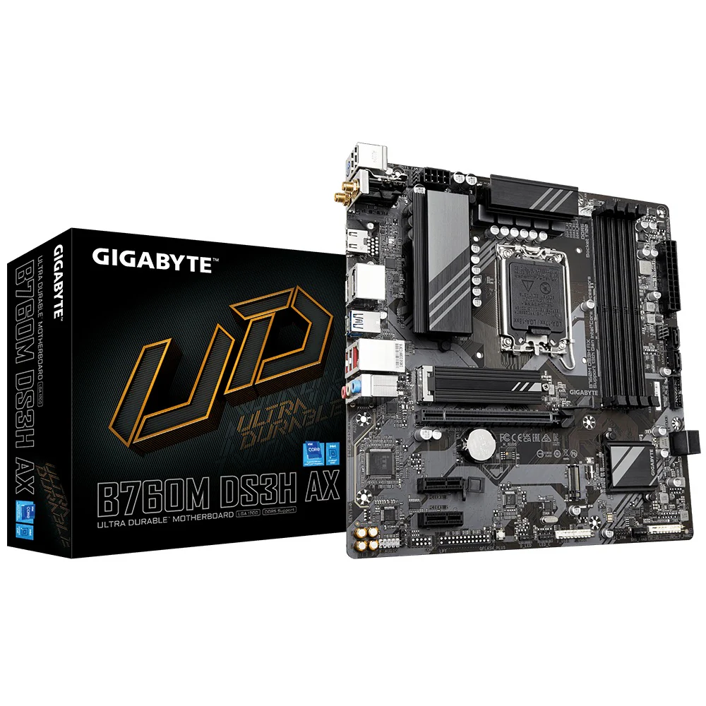 Gigabyte B760M DS3H AX DDR5 Ultra Durable Motherboard - Image 6