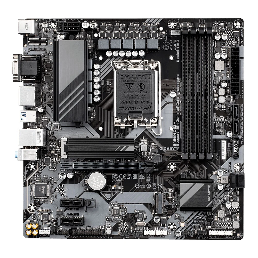 Gigabyte B760M DS3H DDR5 Ultra Durable Motherboard