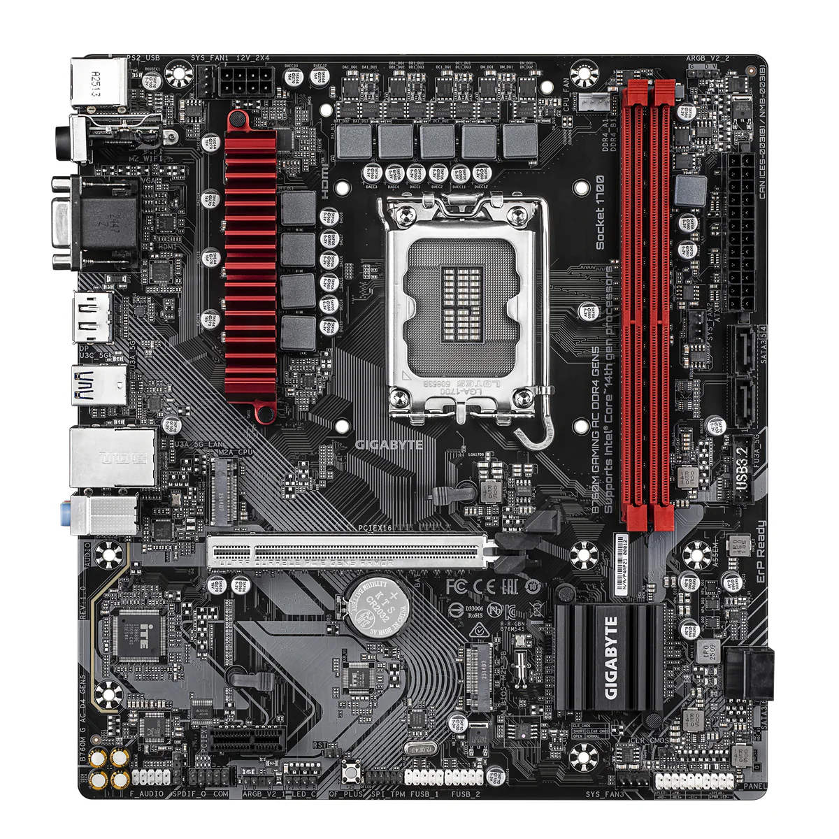 Gigabyte B760M Gaming AC DDR4 Gen5 Intel Motherboard - Image 4