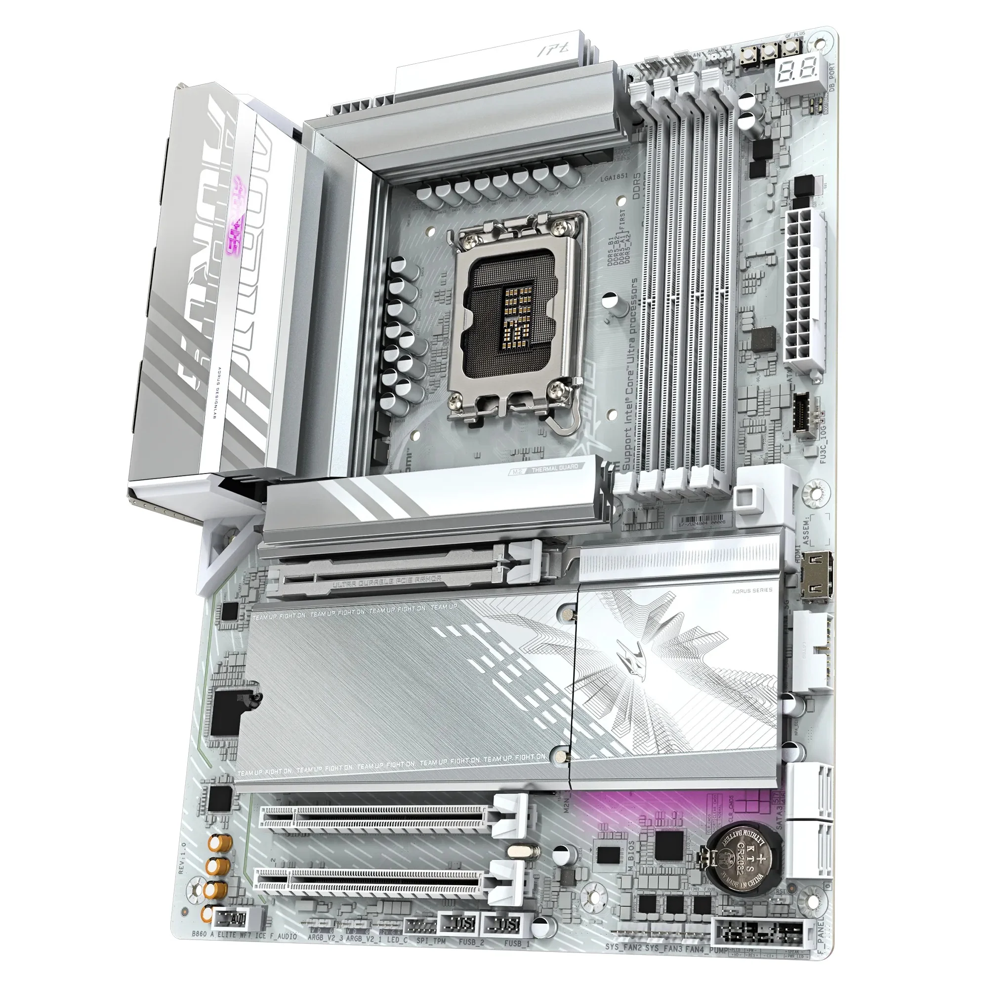 Gigabyte B860 AORUS Elite Wifi7 ICE DDR5 Motherboard - Image 4