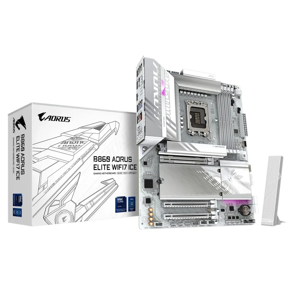 Gigabyte B860 AORUS Elite Wifi7 ICE DDR5 Motherboard - Image 7