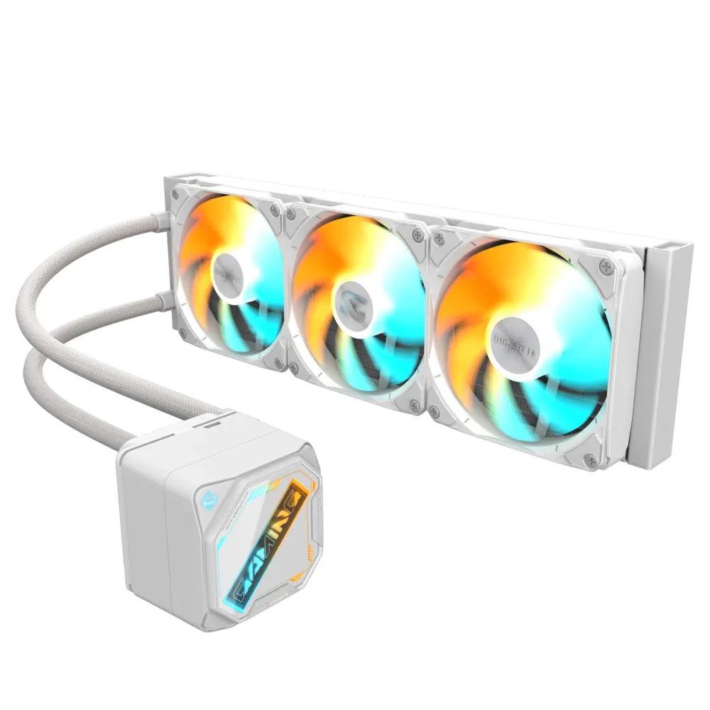 Gigabyte Gaming 360 CPU Liquid Cooler (Black, Ice) - Image 9