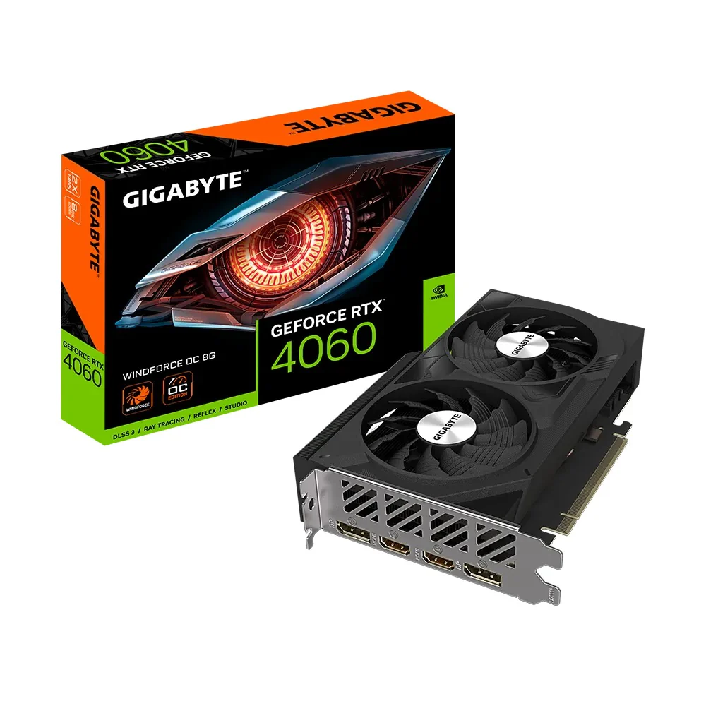 Gigabyte GeForce RTX 4060 Windforce OC 8GB Graphics Card (GV-N4060WF2OC-8GD) - Image 7