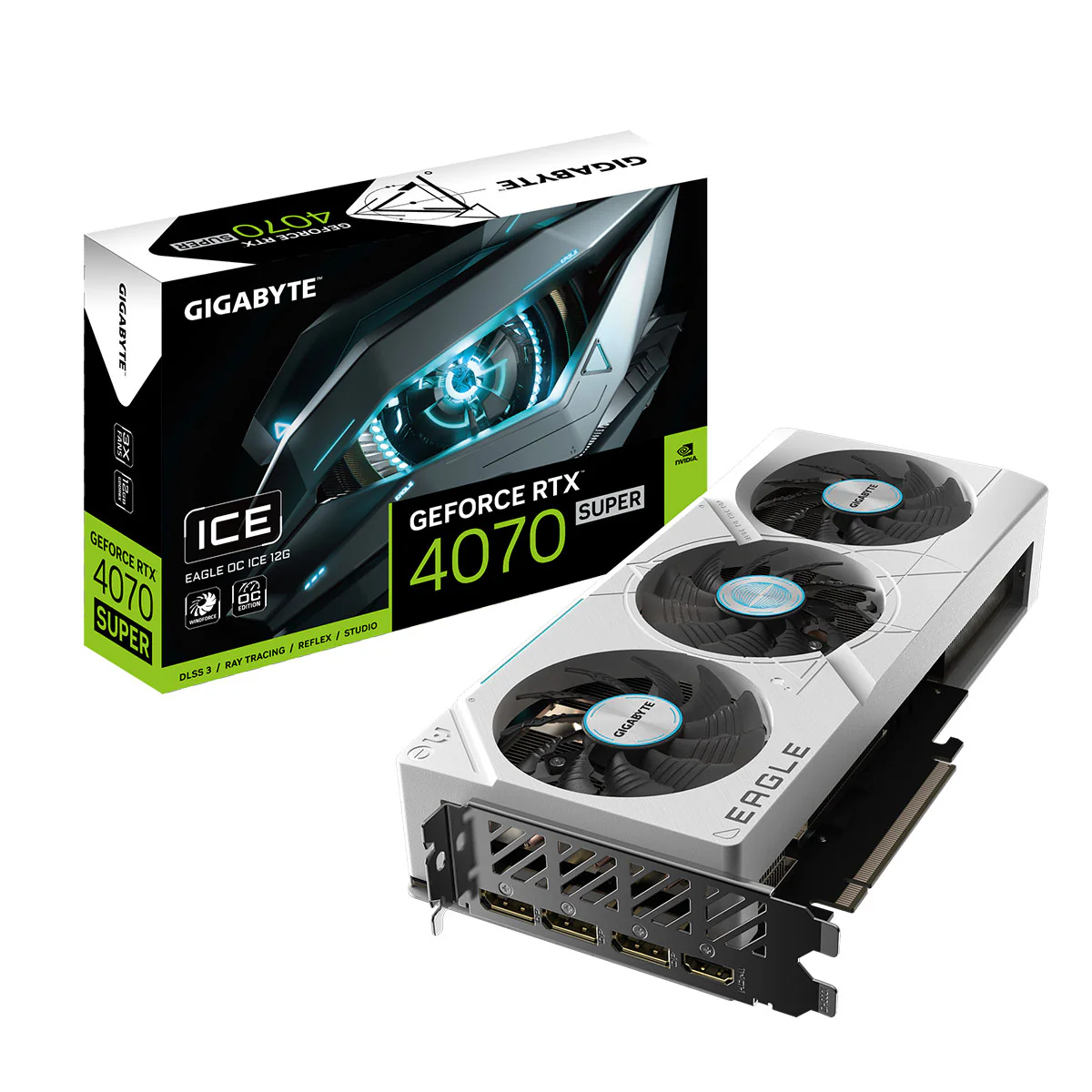 Gigabyte Geforce RTX 4070 Super Eagle OC Ice 12GB GDDR6X Graphics Card - Image 9