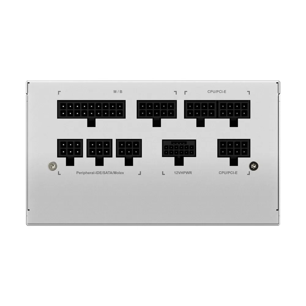 Gigabyte GP-850GM PG5W 850W 80 Plus Gold PCIE 5.0 ATX 3.0 Modular Power Supply (White) - Image 6