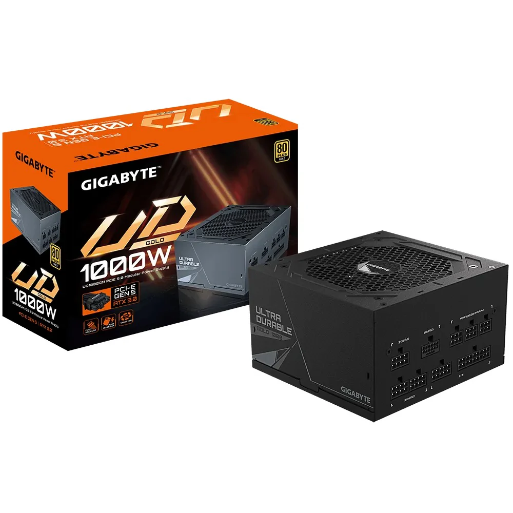 Gigabyte GP-UD1000GM V2 PG5 1000W Gold PCIE 5.0 Modular Power Supply - Image 8