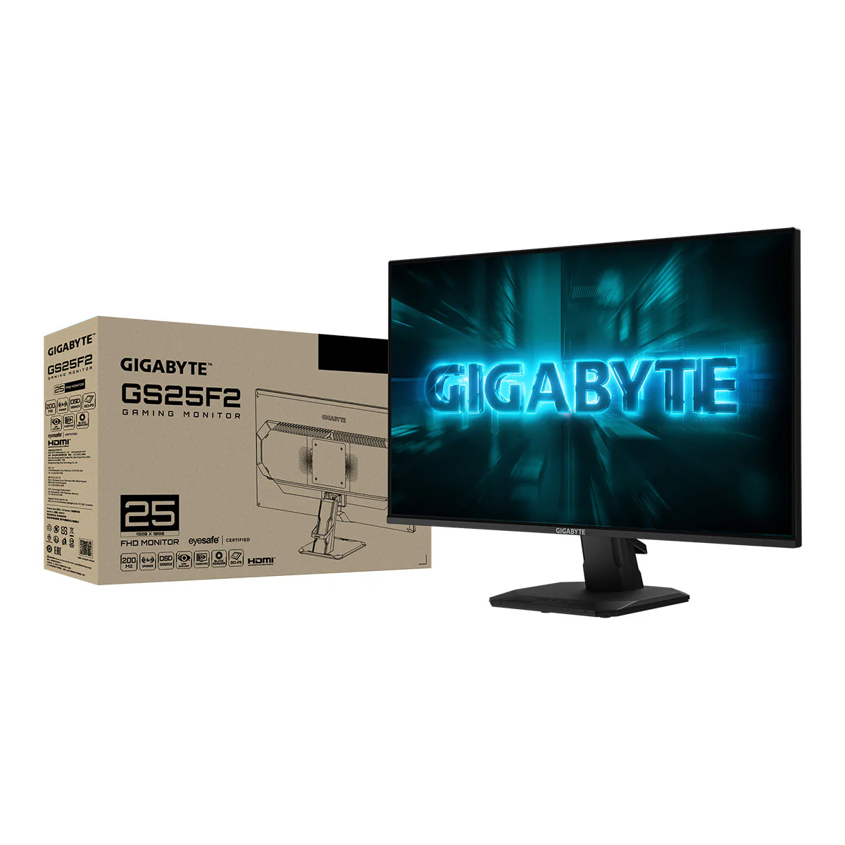 Gigabyte GS25F2A 24.5" FHD (1920x1080) 240Hz 1ms GTG SS IPS Gaming Monitor with Tilt Adjustment - Image 10